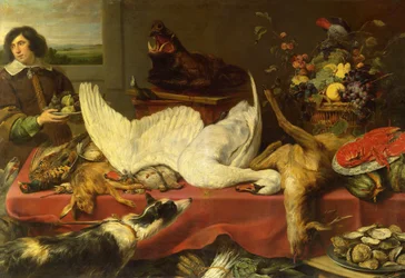 Still Life with a Swan